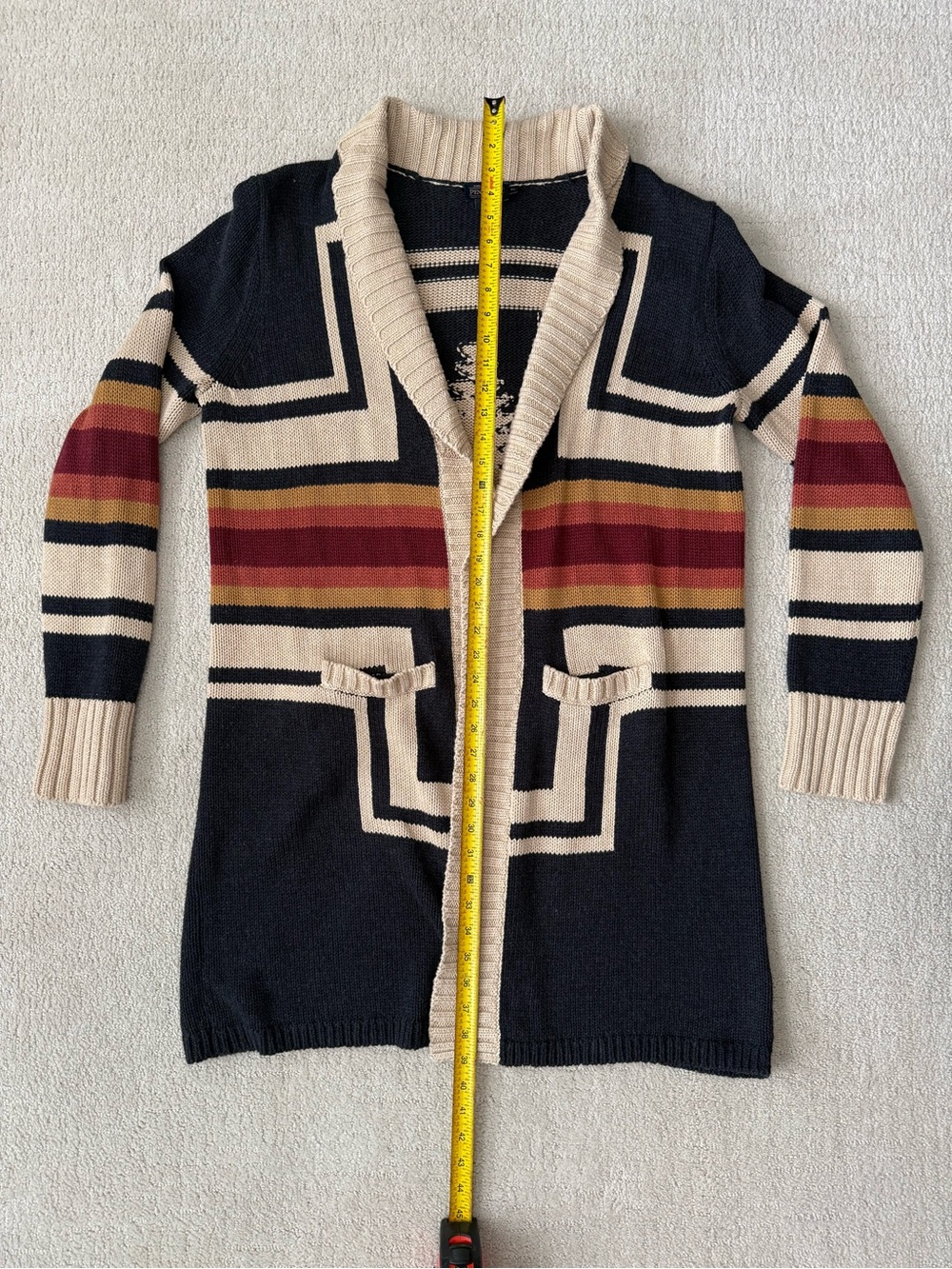 Pendleton Knit Sweater Duster - Picture 11 of 14